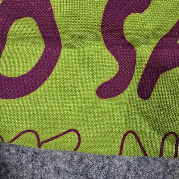 Cabo San Lucas Graphic Design Bag Bright Green Tote Zippered Heart Beach Travel - Picture 8 of 8